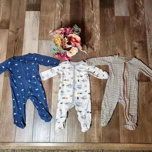 Carter's 9m Baby Boy Pajama Sleepwear Bundle 100% Cotton